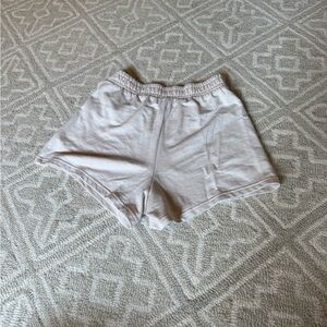 Universal Thread Cream Athletic Shorts Soft Cotton-Like Material